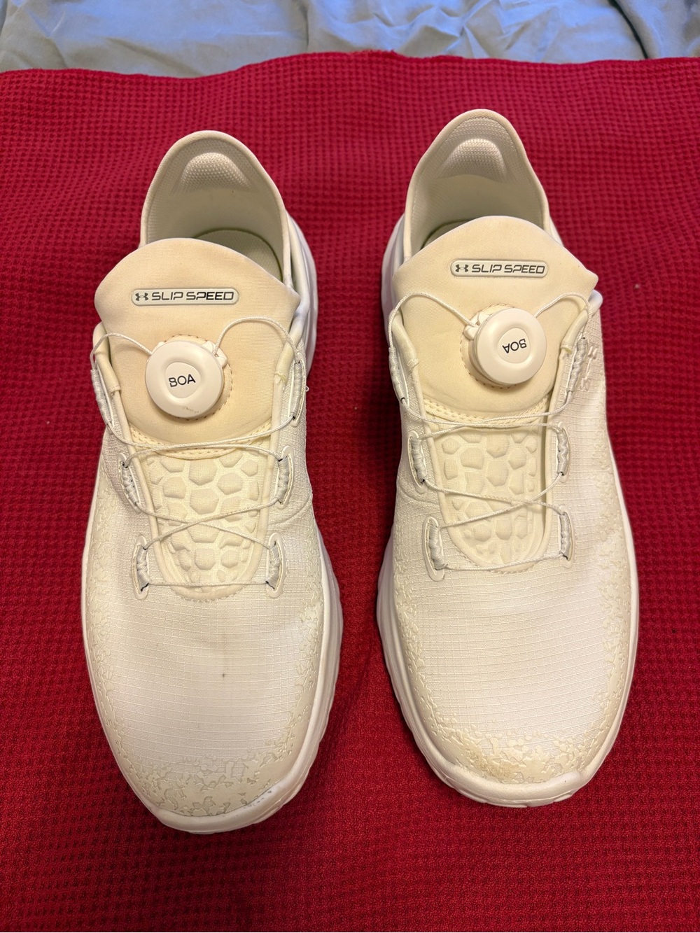 Under Armour Slip Speed Mega White Men’s Size 11